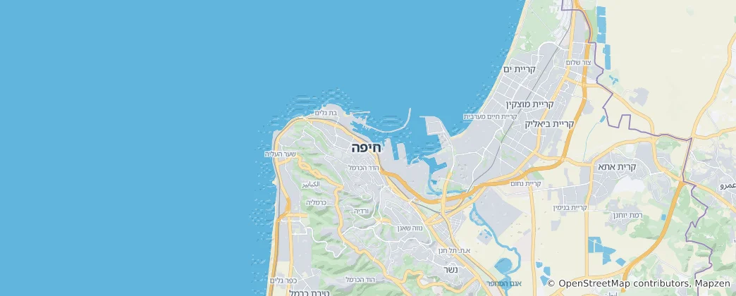 Map of Haifa