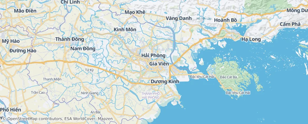 Haiphong — Mapa