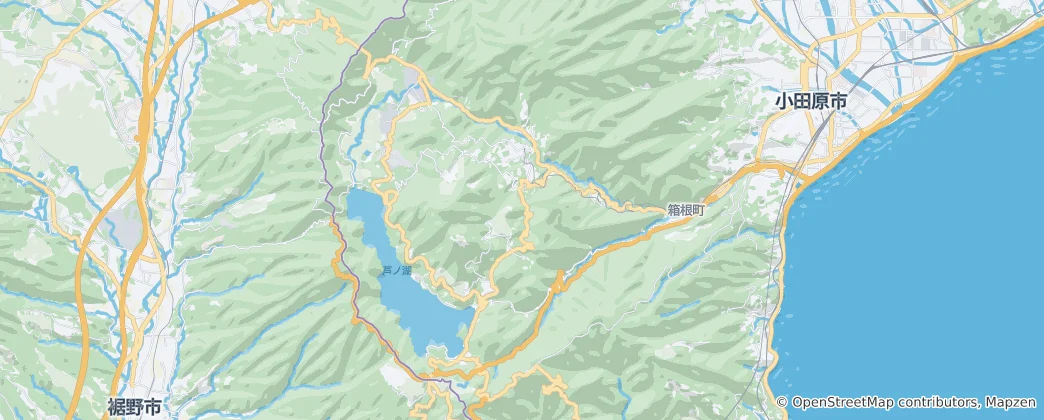 Map of Hakone