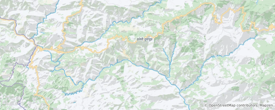 Mapa Halesi Tuwachung Municipality