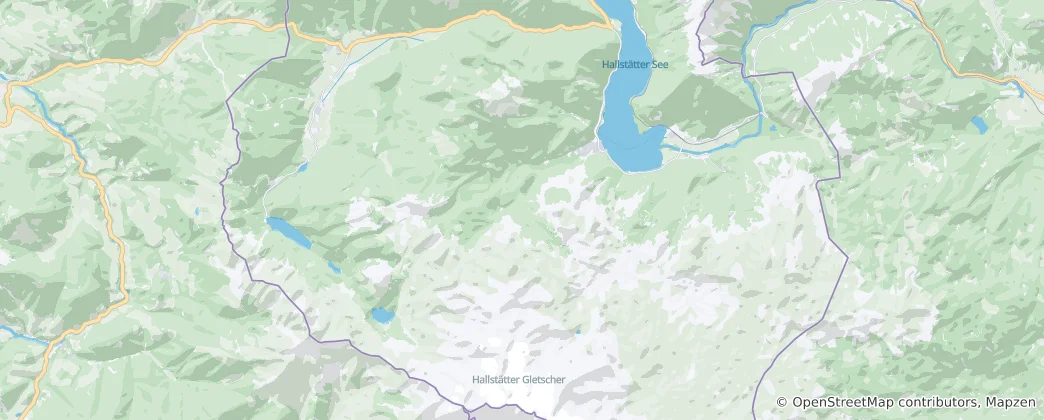 Mapa Hallstatt