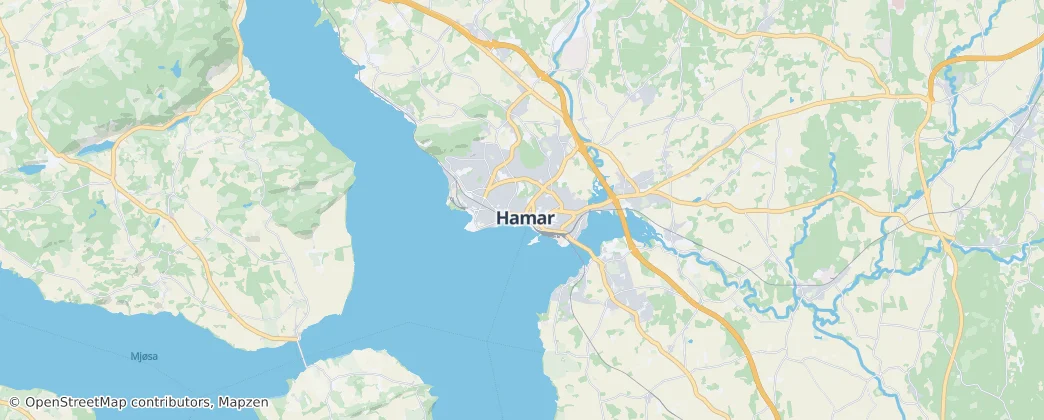 Hamar — Harita