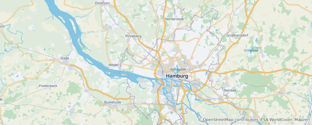 Carte de Hambourg