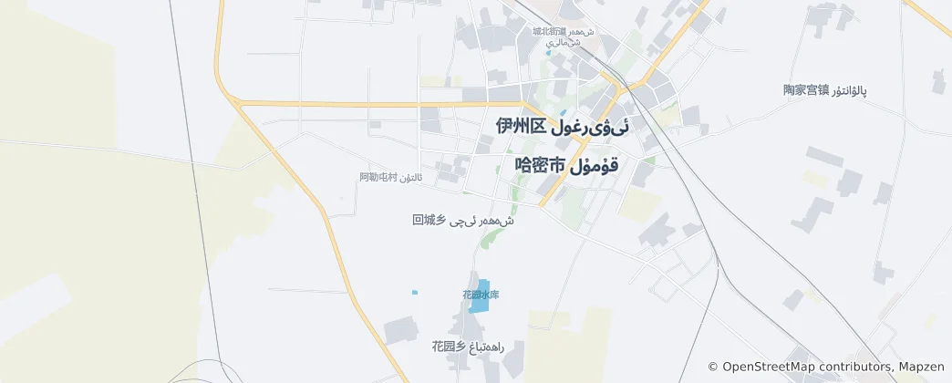 Kumul İli Haritası