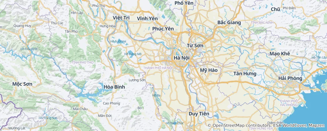 Map of Hanoi