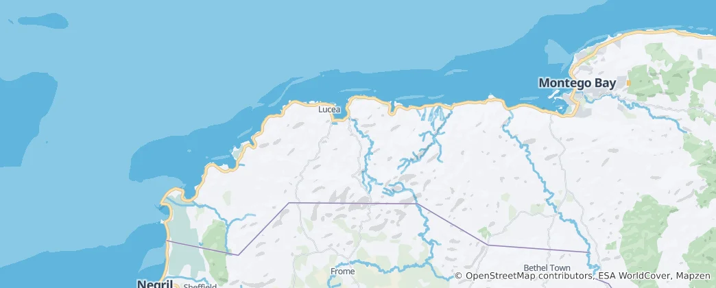 Térkép: Hanover Parish