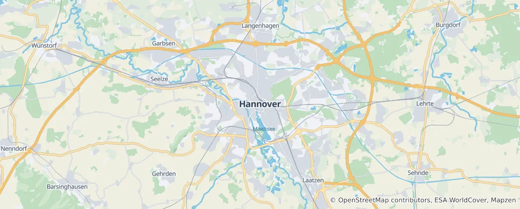 Mapa Hannover