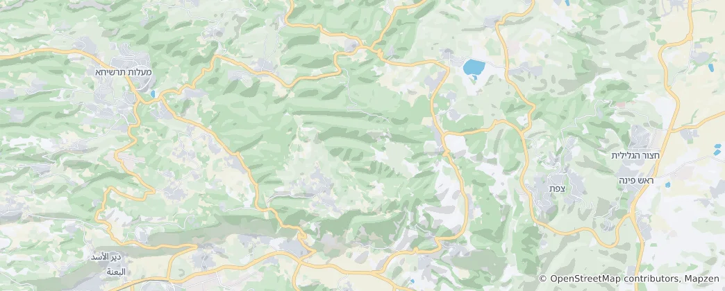 Mappa di Har Meron Nature Reserve
