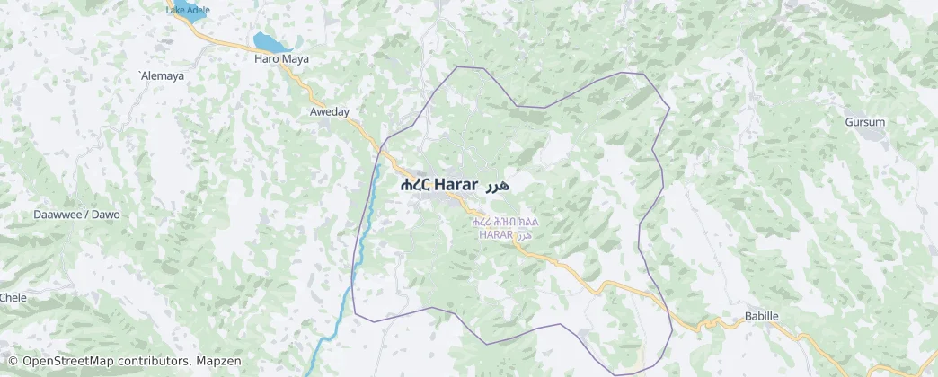 Harar — Map
