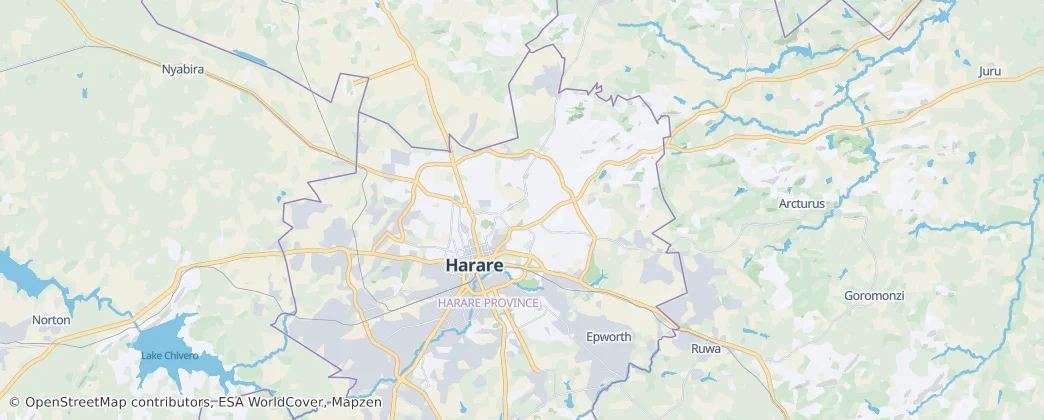 Harare — Map