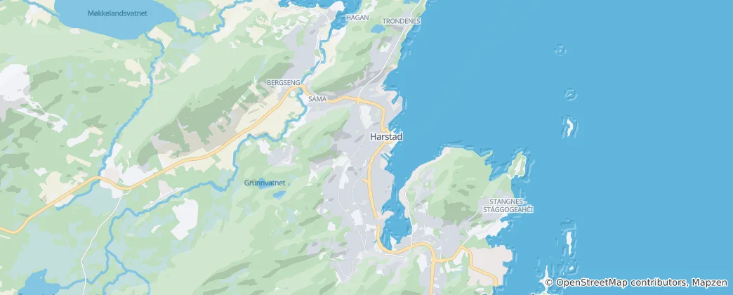 Map of Harstad