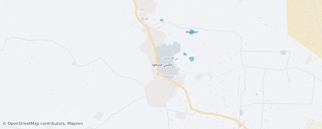 Hassi Messaoud – Mapa