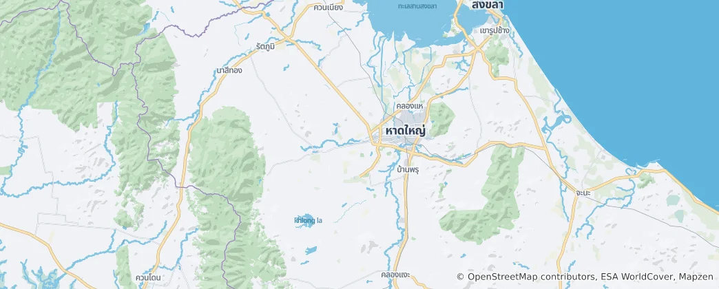 Mapa Hat Yai