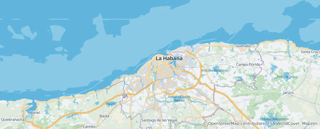 Map of Havana
