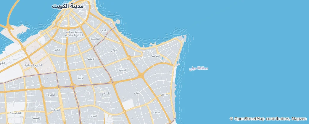 Mapa Hawalli