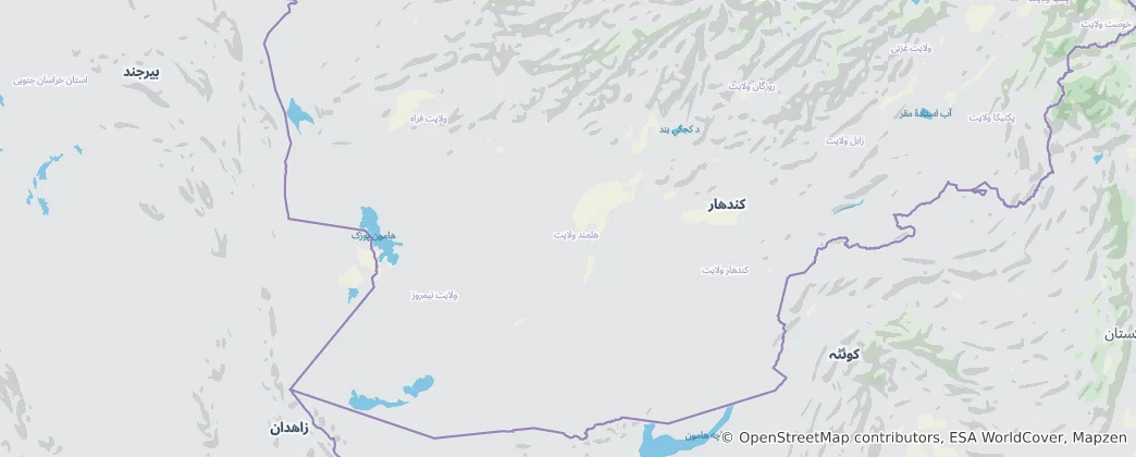 Map of Helmand Province