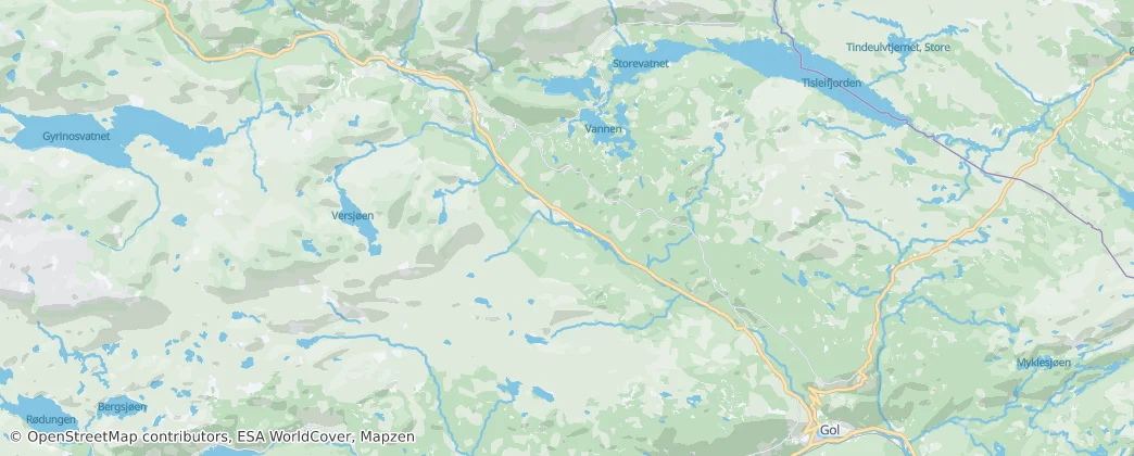 Hemsedal — 地图