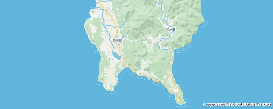 Map of Hengchun