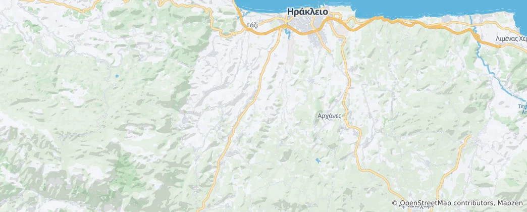 Map of Heraklion