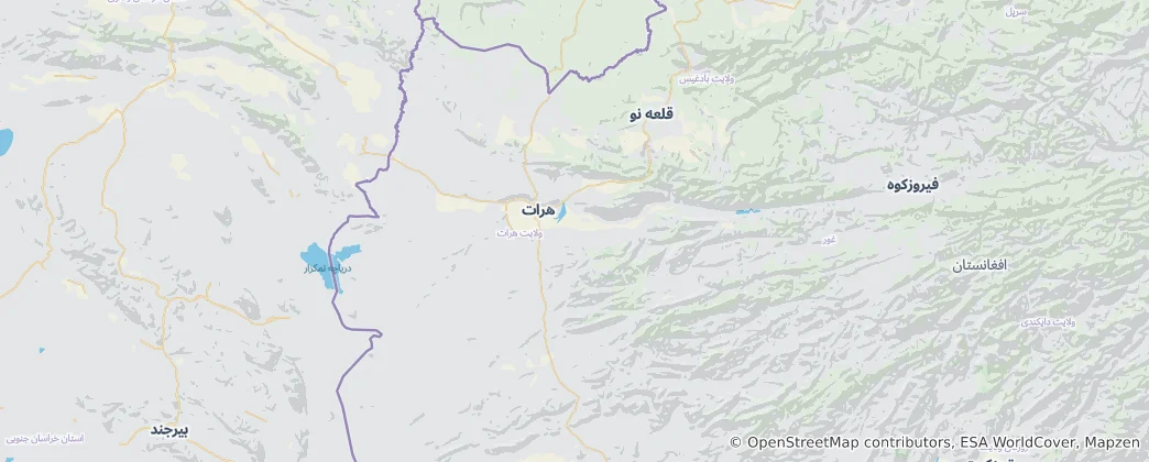 Map of Herat Province