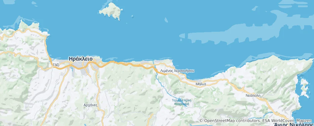 Karte von Chersonissos