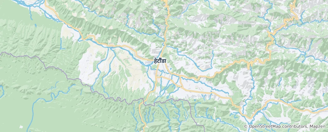 Mapa Hetauda