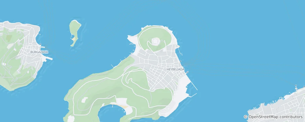 Map of Heybeliada