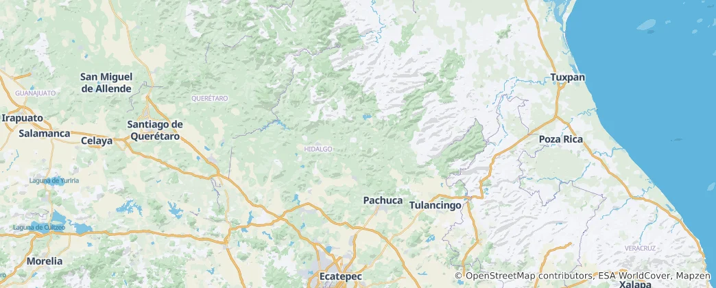 Mapa De Hidalgo