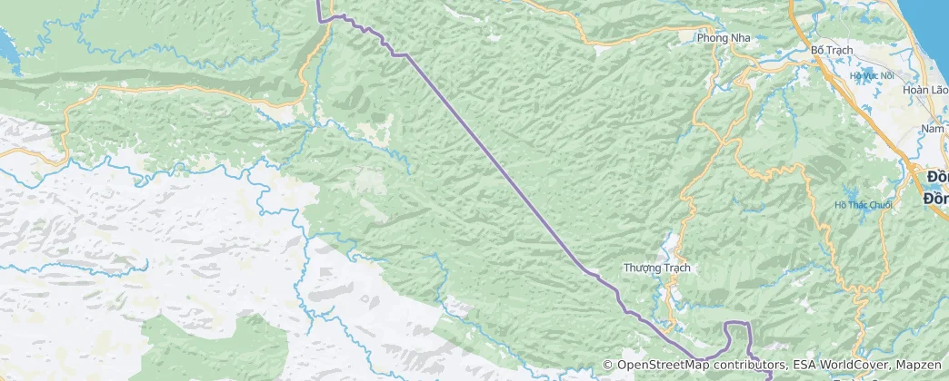 Karte von Hin Namno National Protected Area