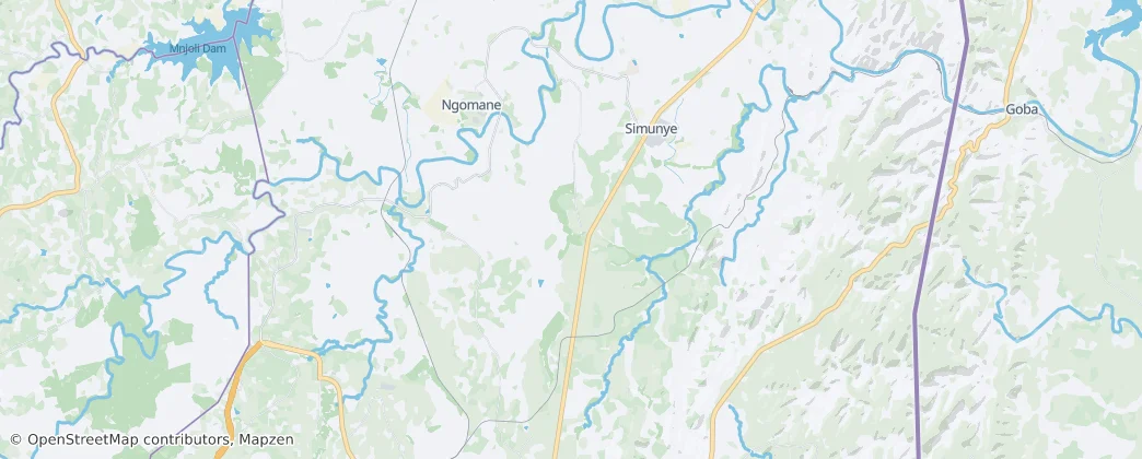 Hlane Royal National Park — Map