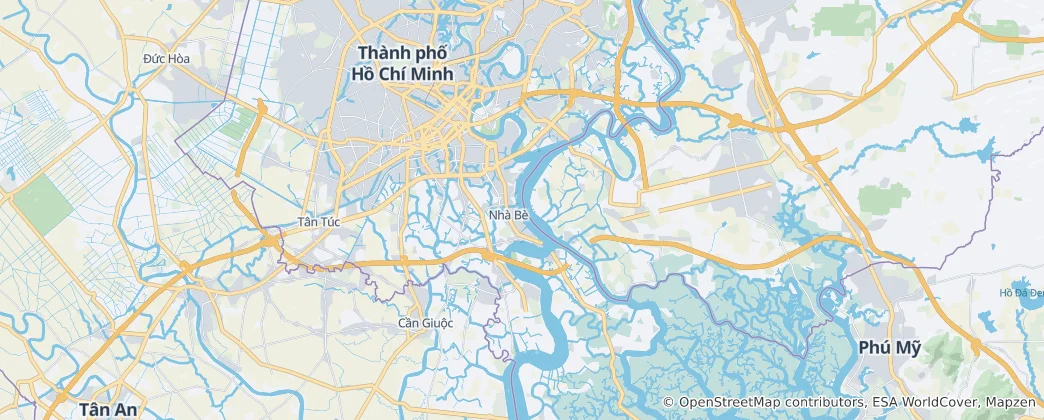 Map of Ho Chi Minh City