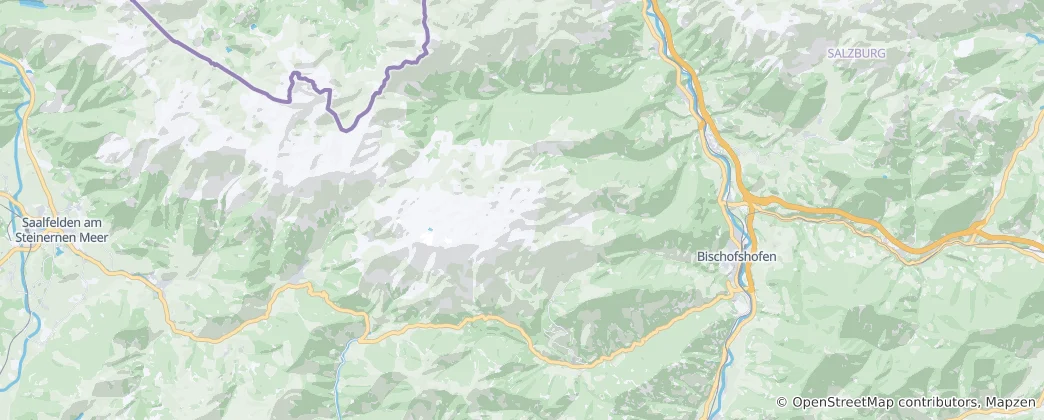 Mapa de Hochkönig