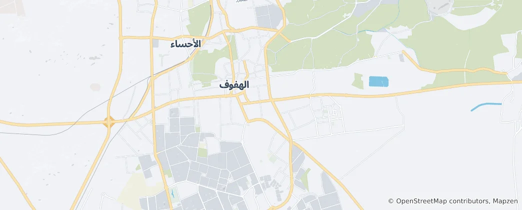Map of Hofuf
