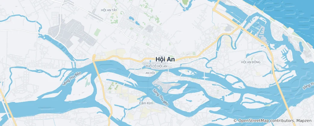 Map of Hoi An