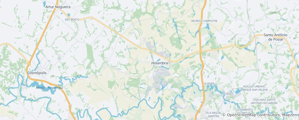 Térkép: Holambra
