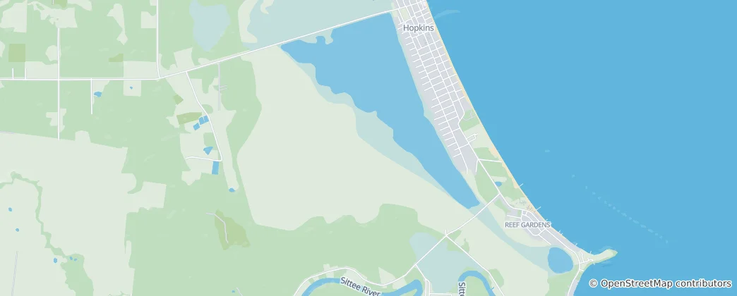 Mappa di Hopkins Wetlands Nature Reserve