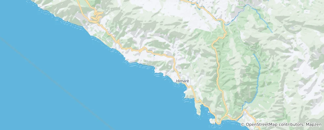 Mapa Hore Vranisht