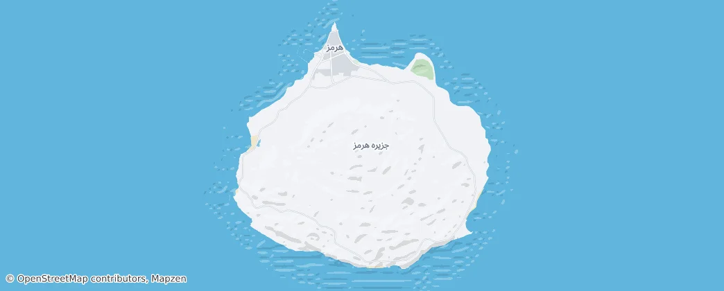 Hormuz Island — Map