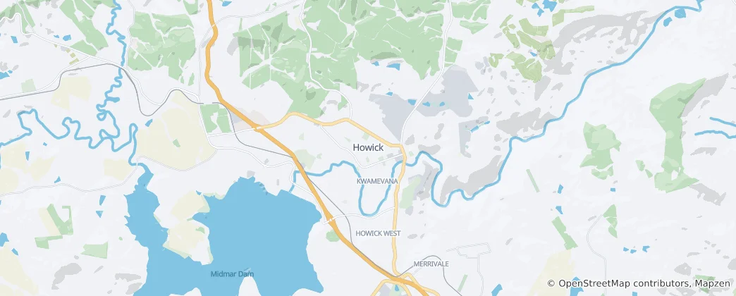 Karte von Howick