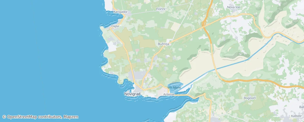 Novigrad — Map