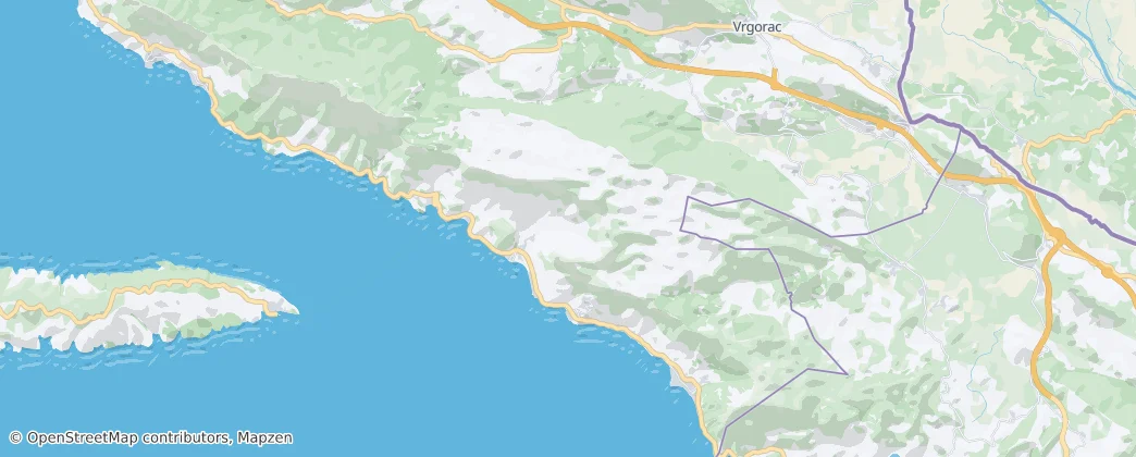 Općina Gradac — Map
