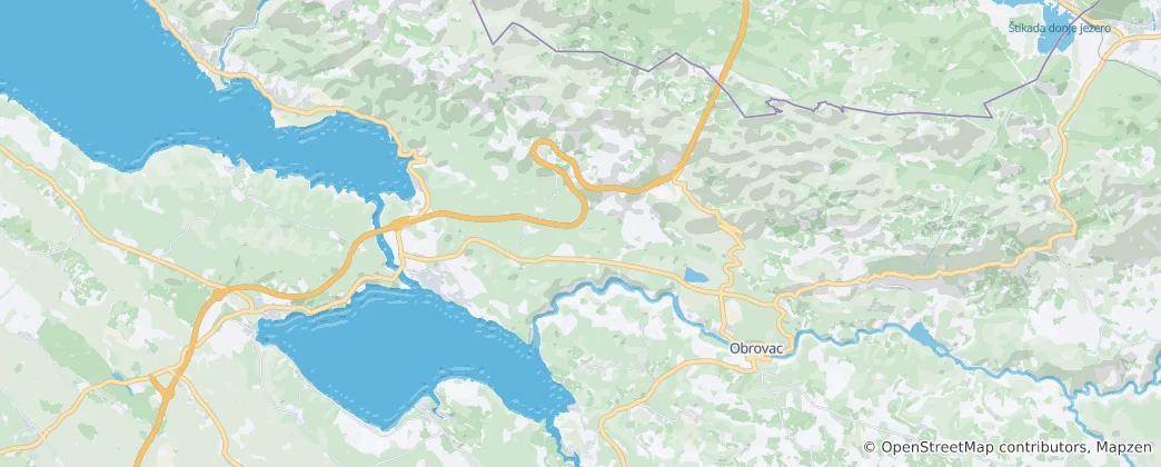 Mappa di Općina Jasenice