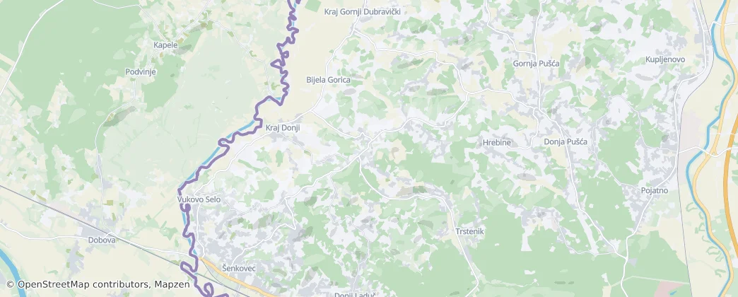 Marija Gorica — mapa