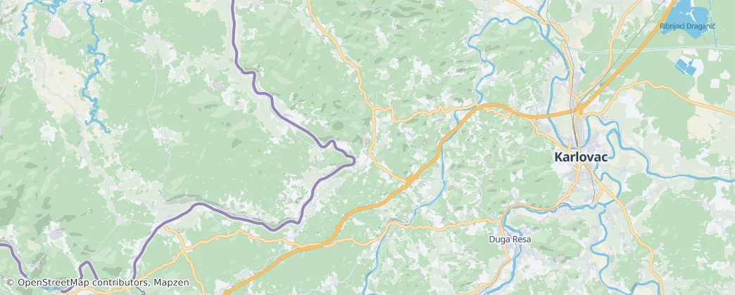 Općina Netretić — Kaart