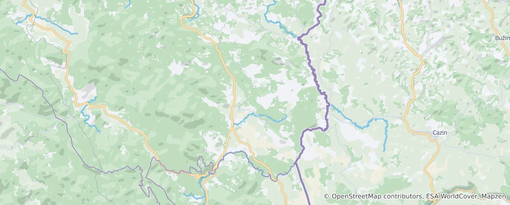Karte von Općina Rakovica