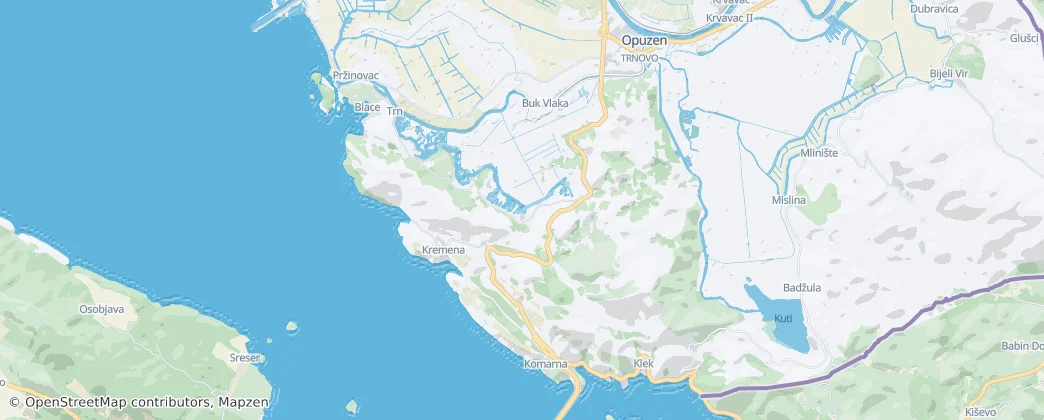 Općina Slivno — Map