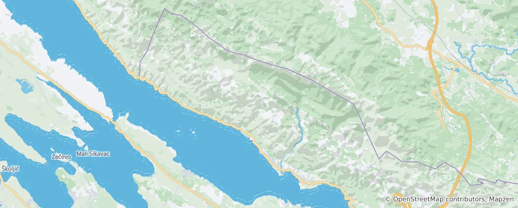 Karte von Općina Starigrad