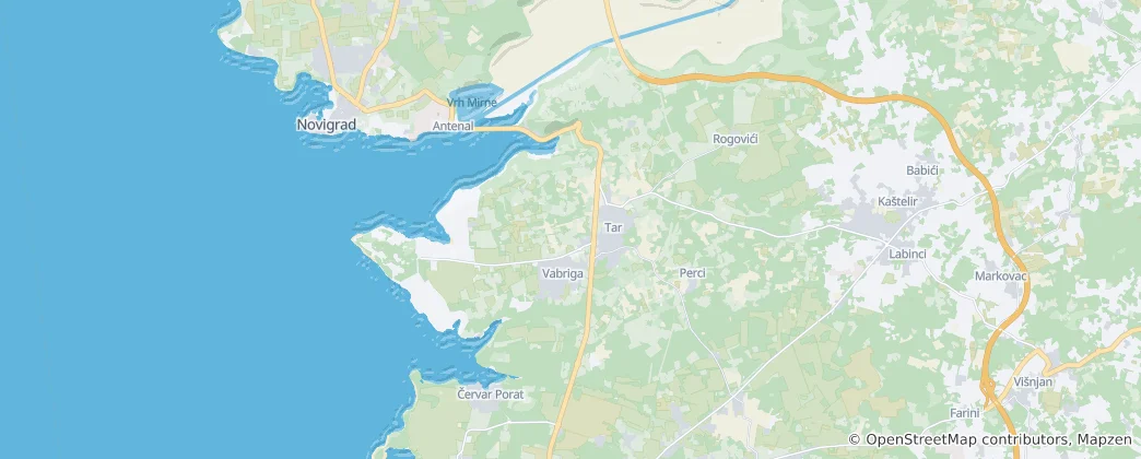 Mapa Općina Tar-Vabriga