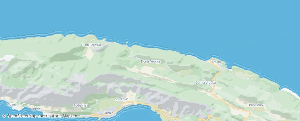 Općina Trpanj — Carte