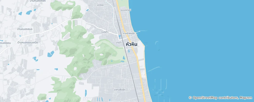 Map of Hua Hin